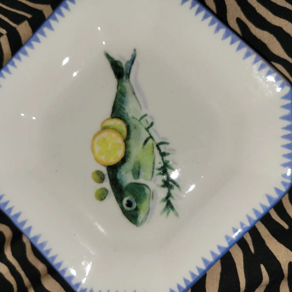 Williams Sonoma Blue and White Botanical Accents